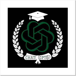 Chat gpt University Posters and Art